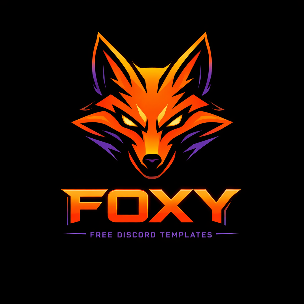 (FREE)  MINECRAFT DISCORD SERVER TEMPLATE BY FOXY